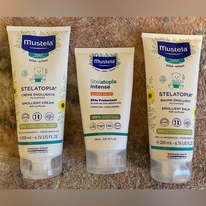 mustela stelatopia line body creams